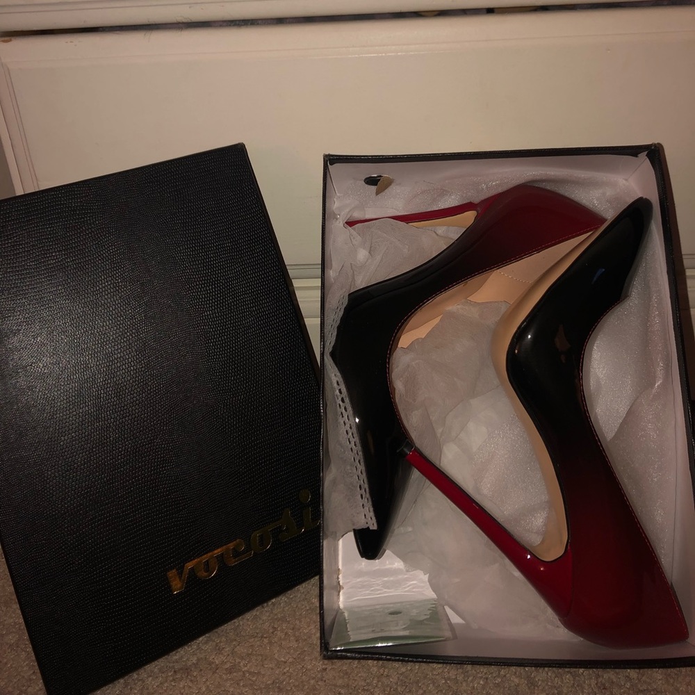 Vocosi Shoes, Slip on Heels Size 9.5